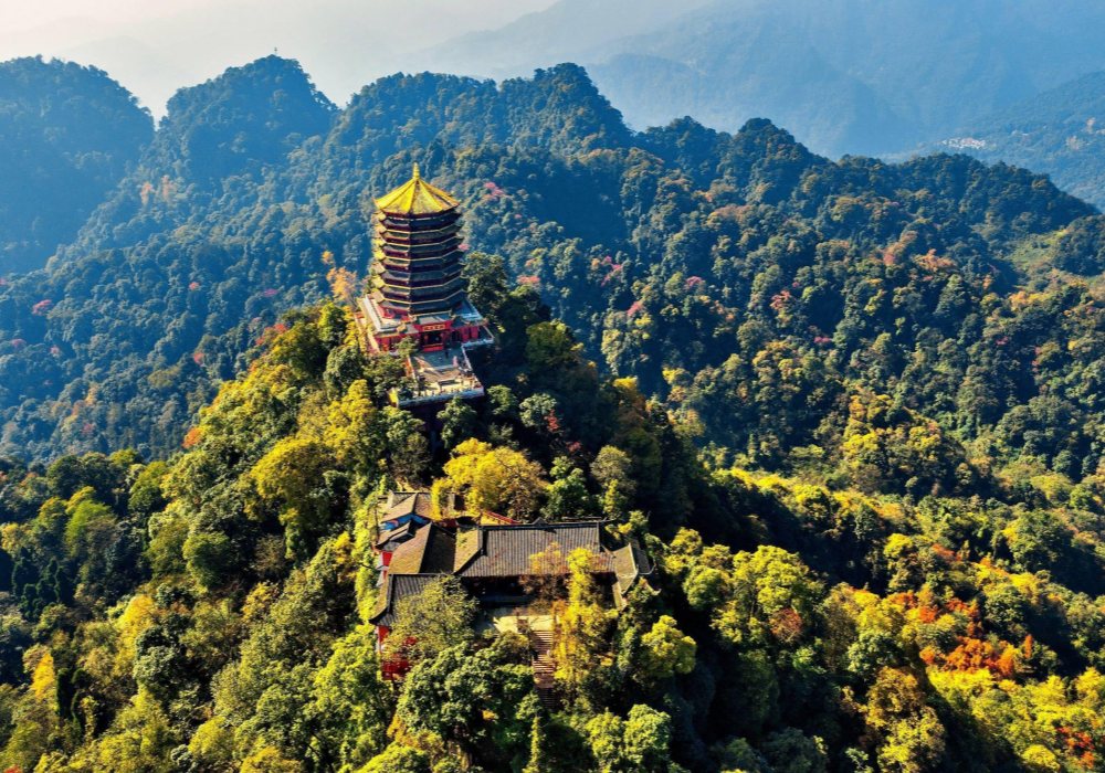 Mount Qingcheng in Spring
