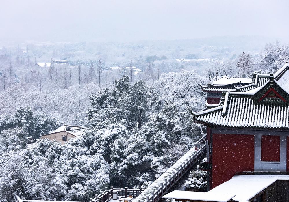Mount Qingcheng in Winter
