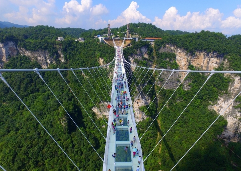 glass bridge