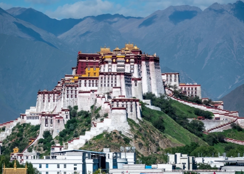 The Potala Palace in Tibet