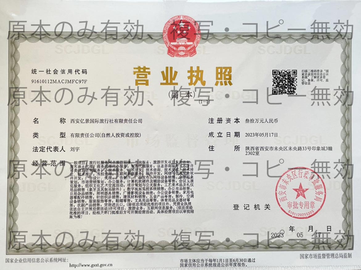 営業許可証